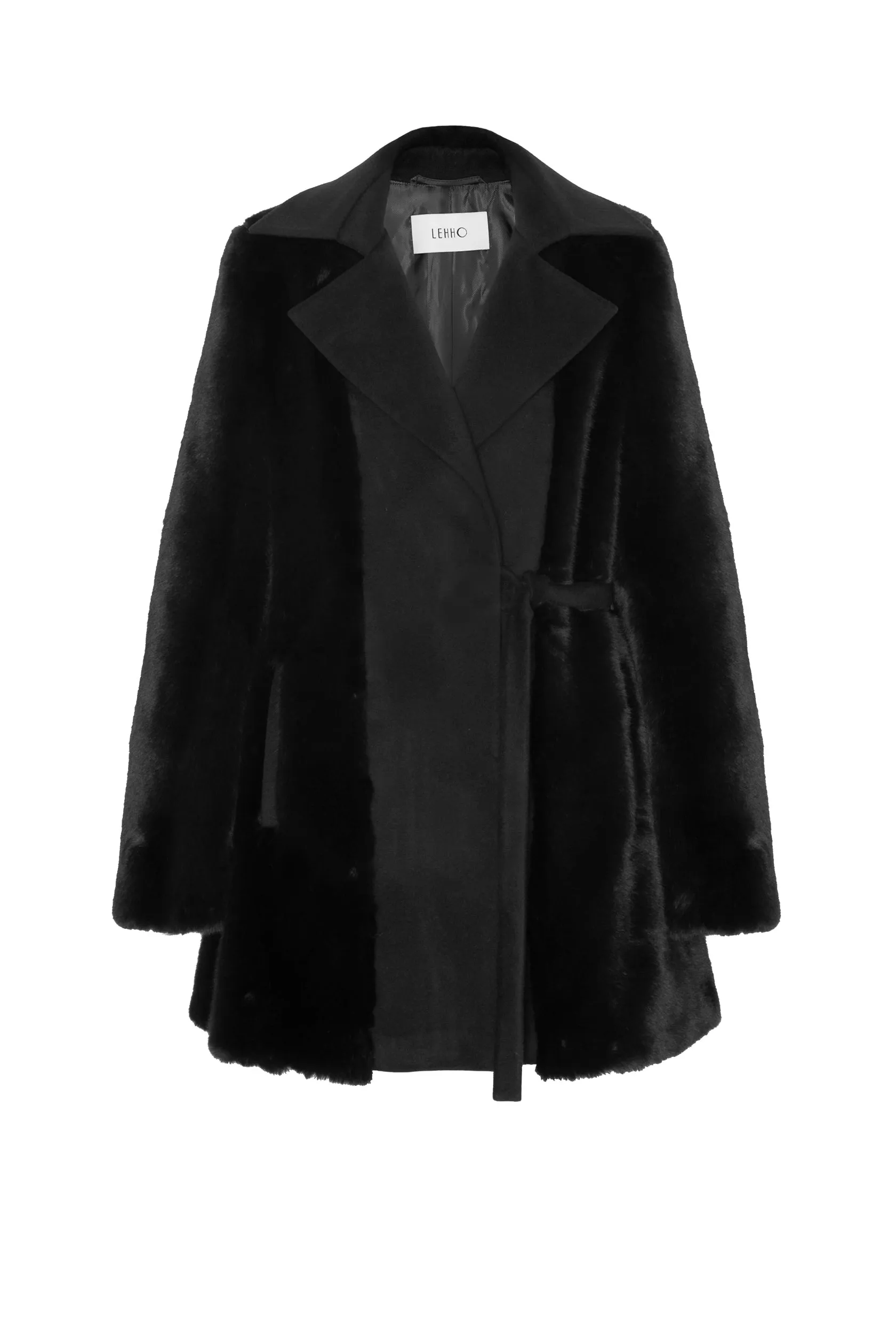 PIERRE FAUX MINK COAT