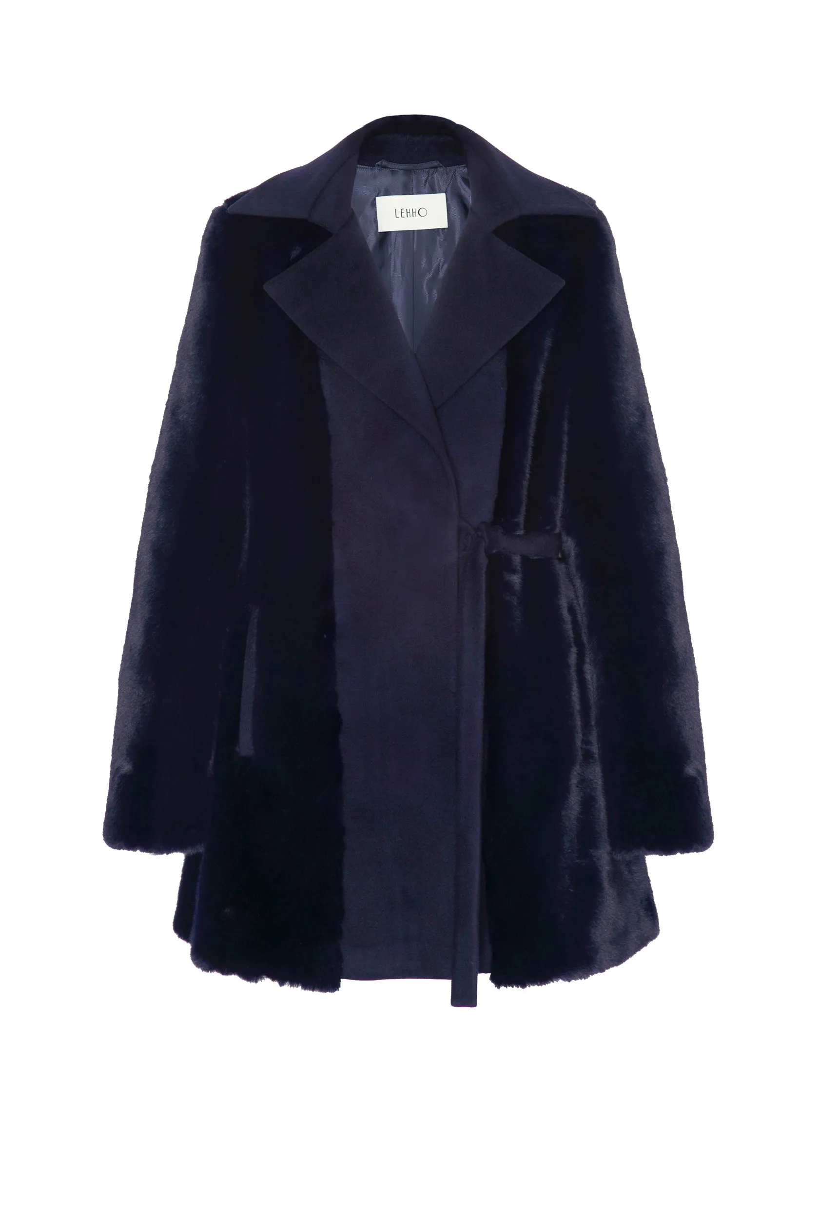 PIERRE FAUX MINK COAT