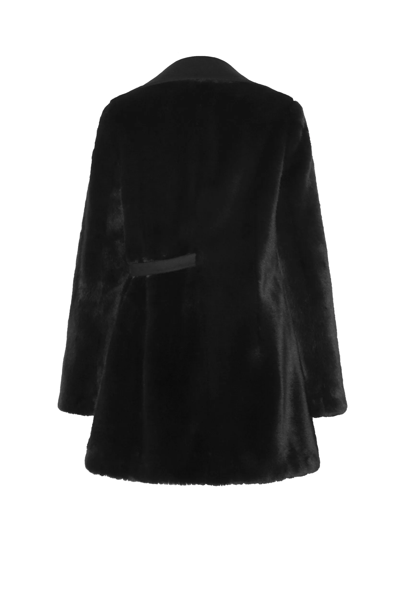 PIERRE FAUX MINK COAT