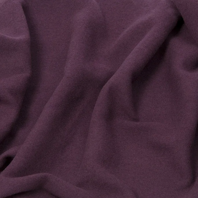 Plum Wool Blend Coating Fabric 429