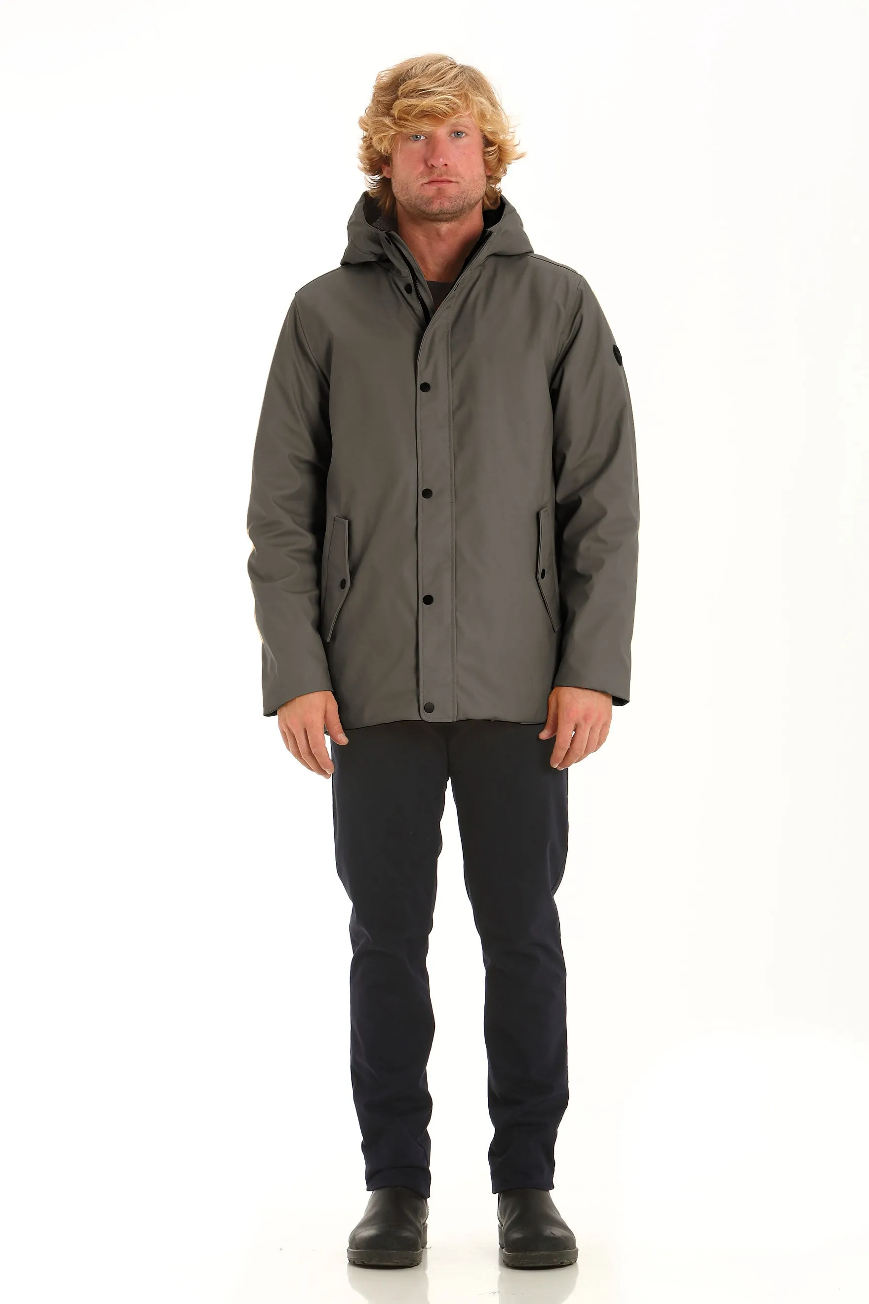 PORTSMOUTH - Rain Jacket With Sherpa Lining