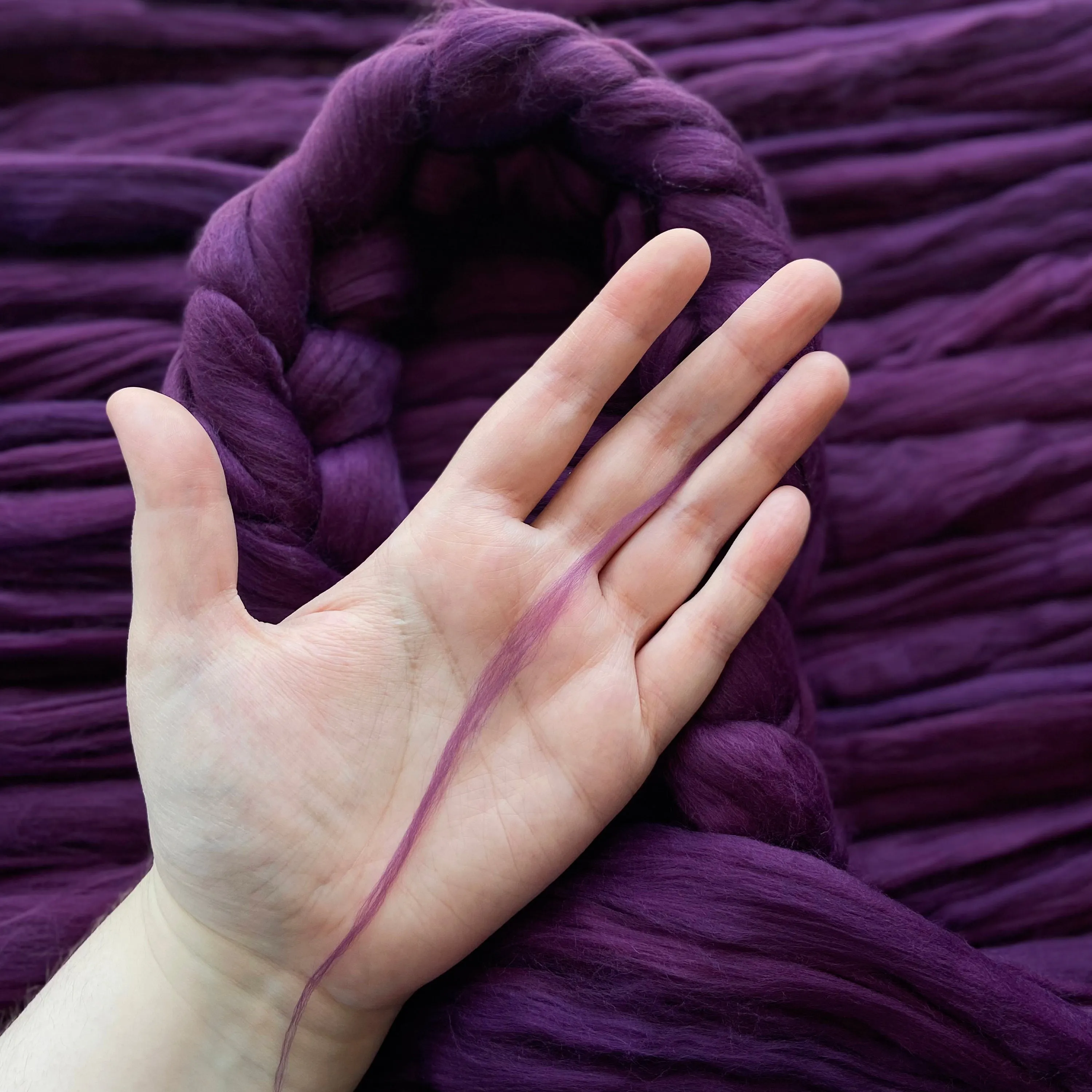 "Plum" ECO-NYLON Biodegradable Braid