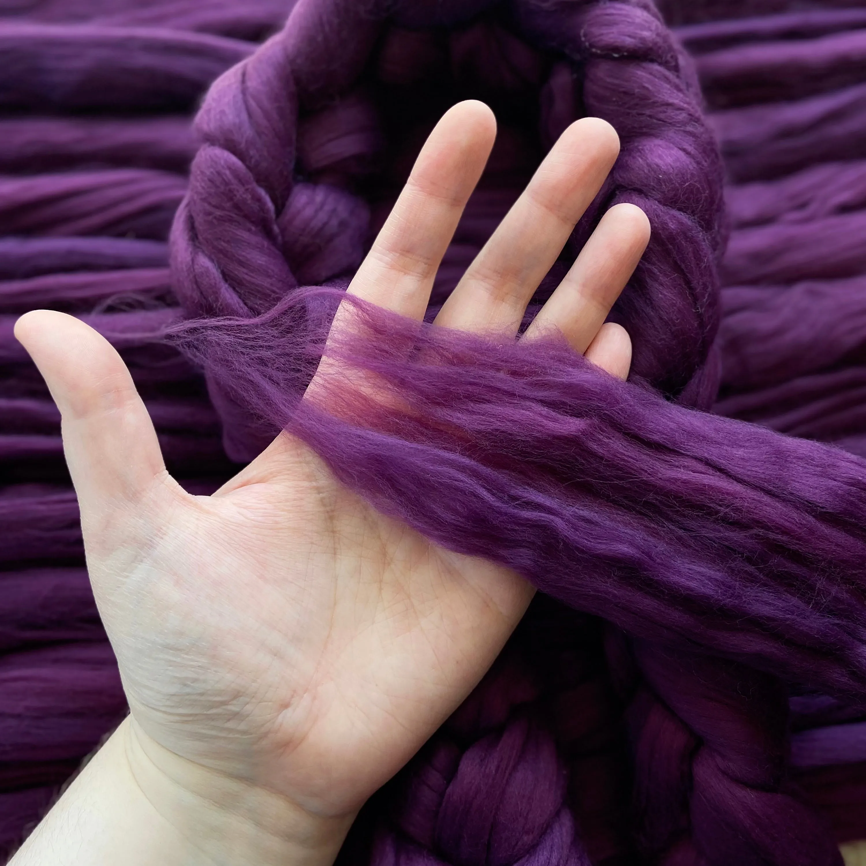 "Plum" ECO-NYLON Biodegradable Braid