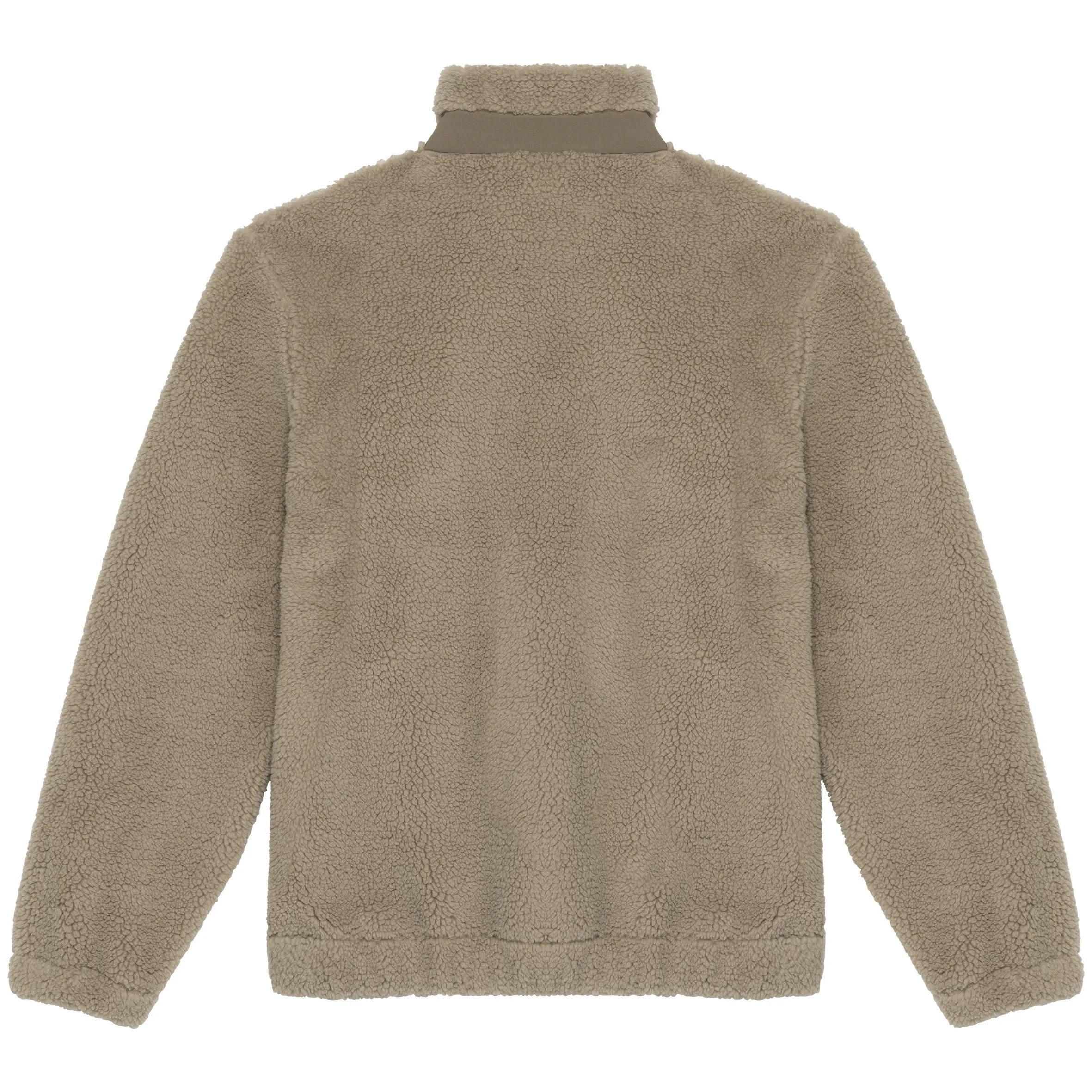 Recycled Unisex Sherpa Jacket - Sand