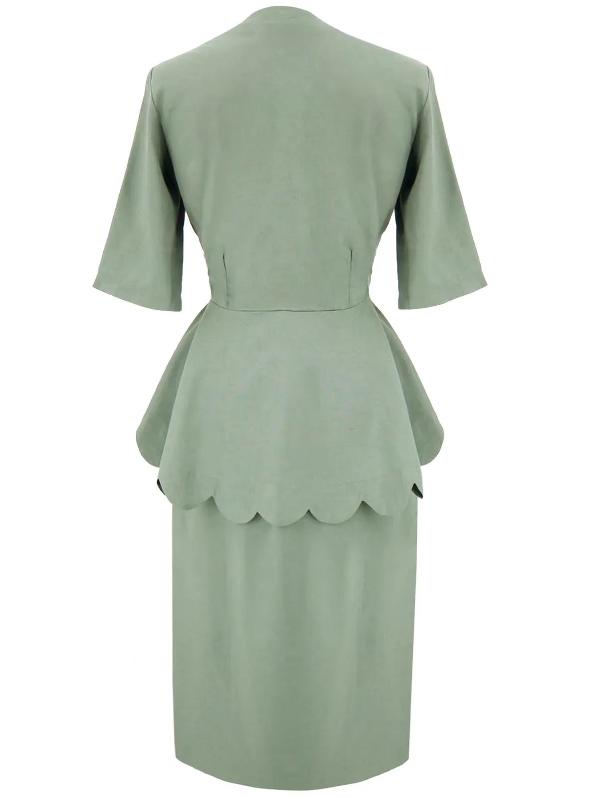 Replica CC41 Verity Peplum Suit - Sage Green