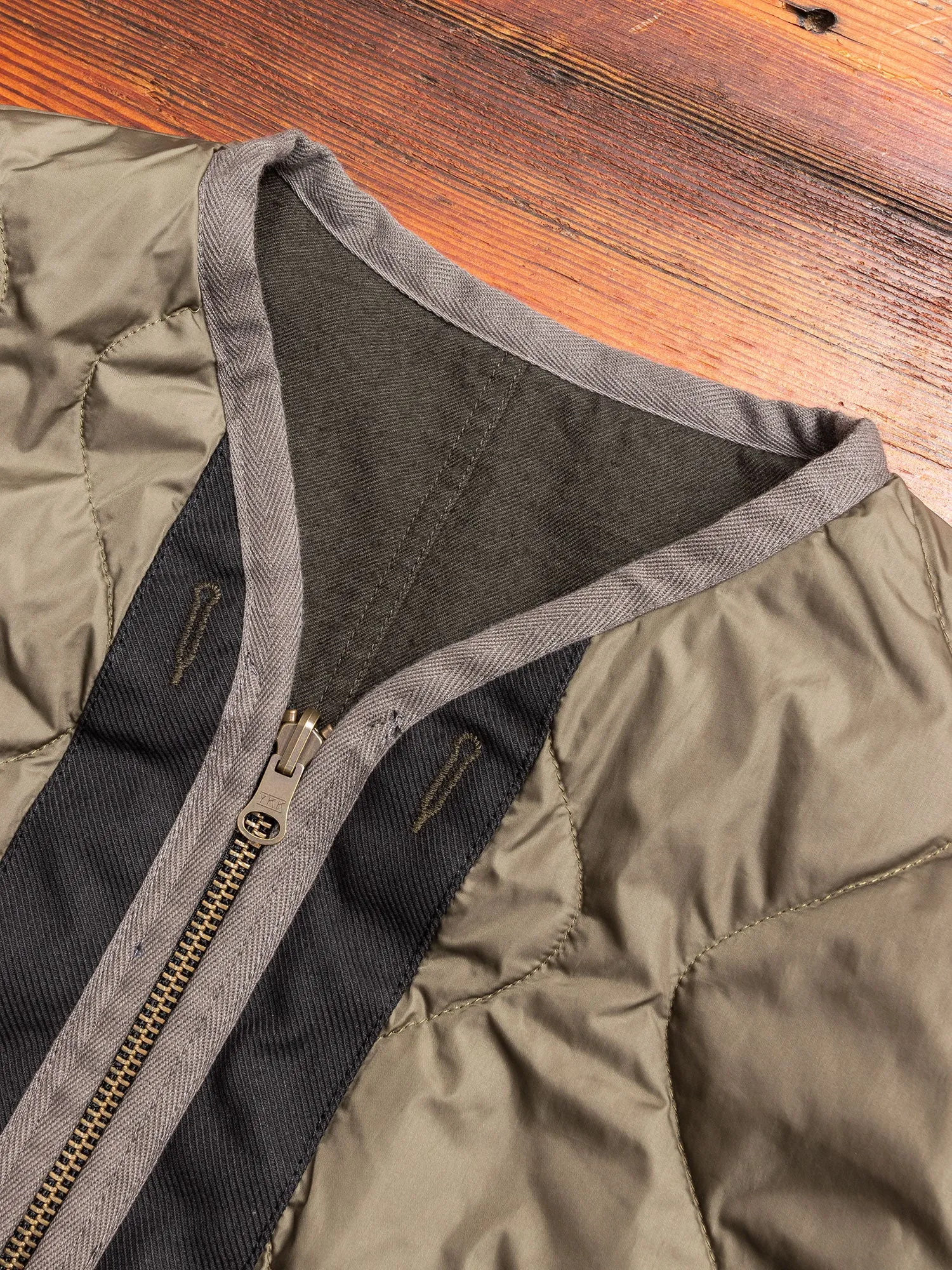 Reversible Jacket in Khaki