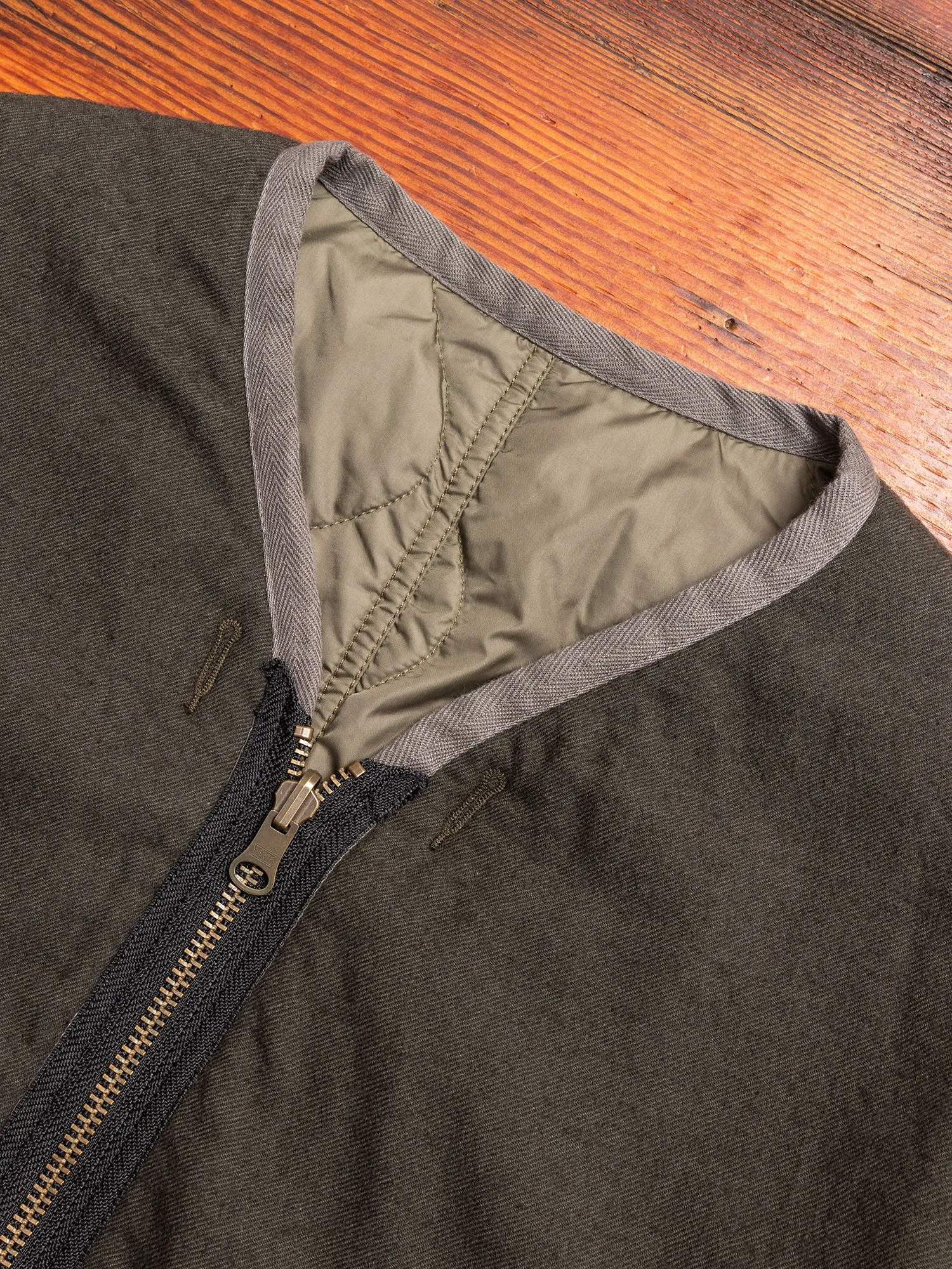 Reversible Jacket in Khaki