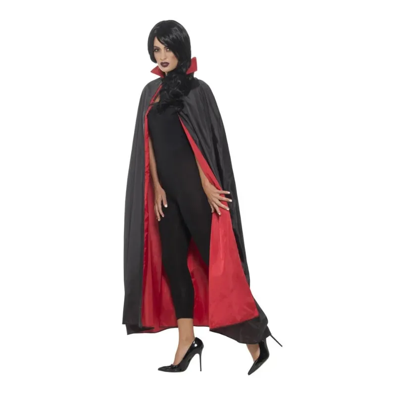 Reversible Vampire Cape, Black & Red