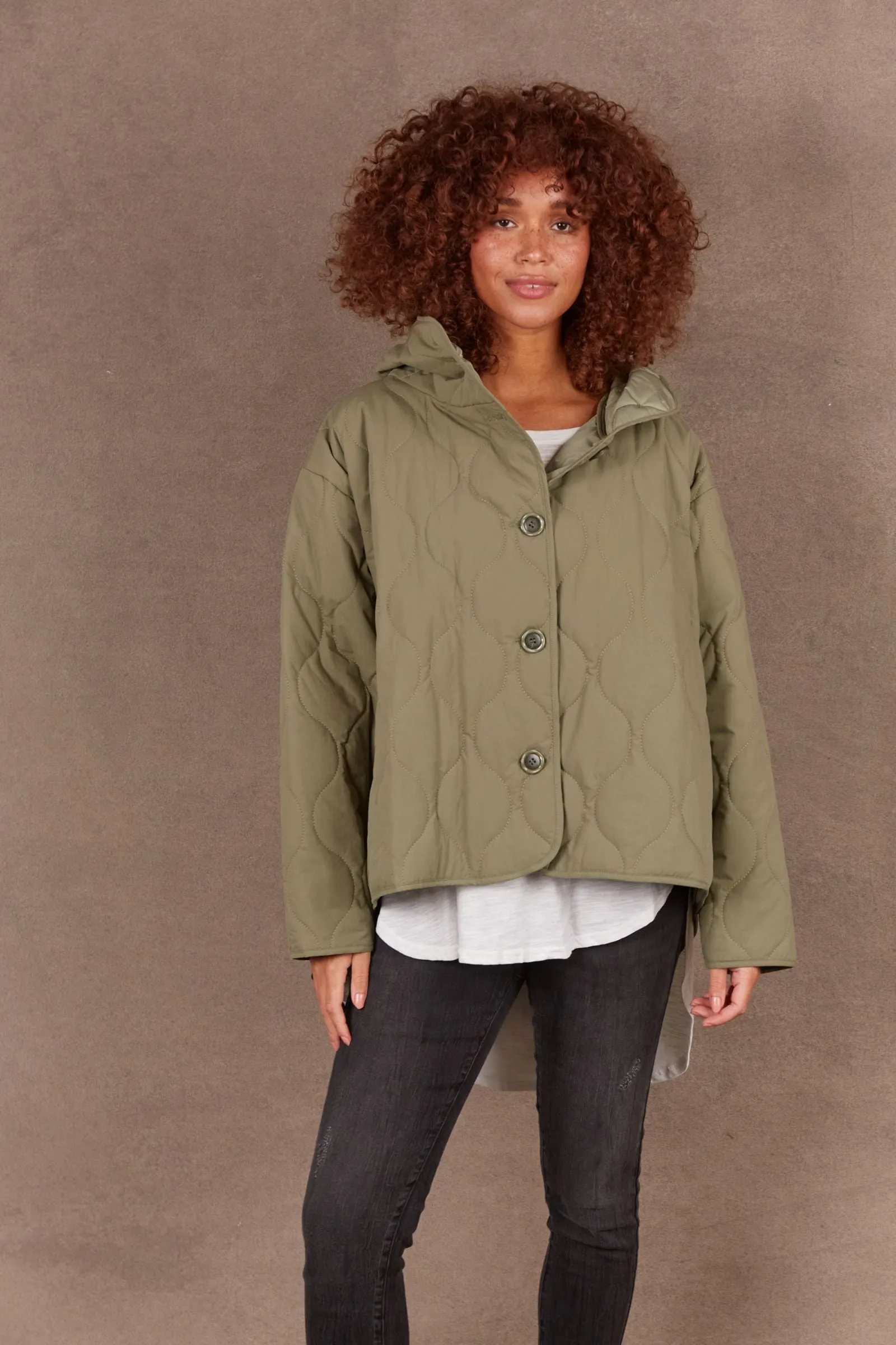 Ribe Hood Jacket - Sage