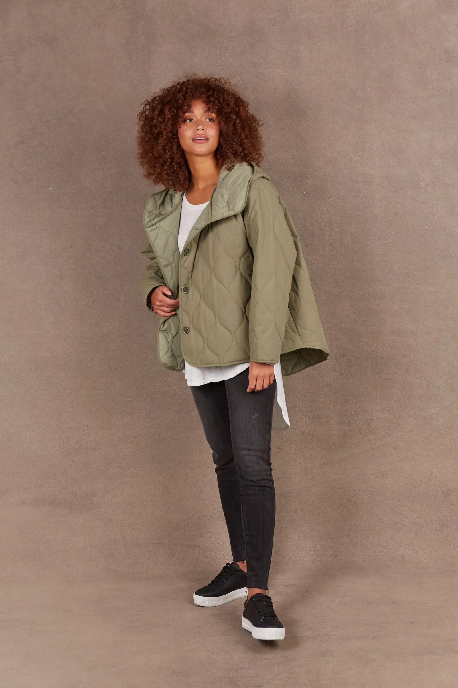 Ribe Hood Jacket - Sage