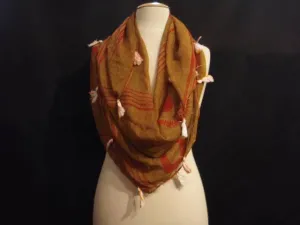 Rust and Paprika - Printed Chiffon Scarf