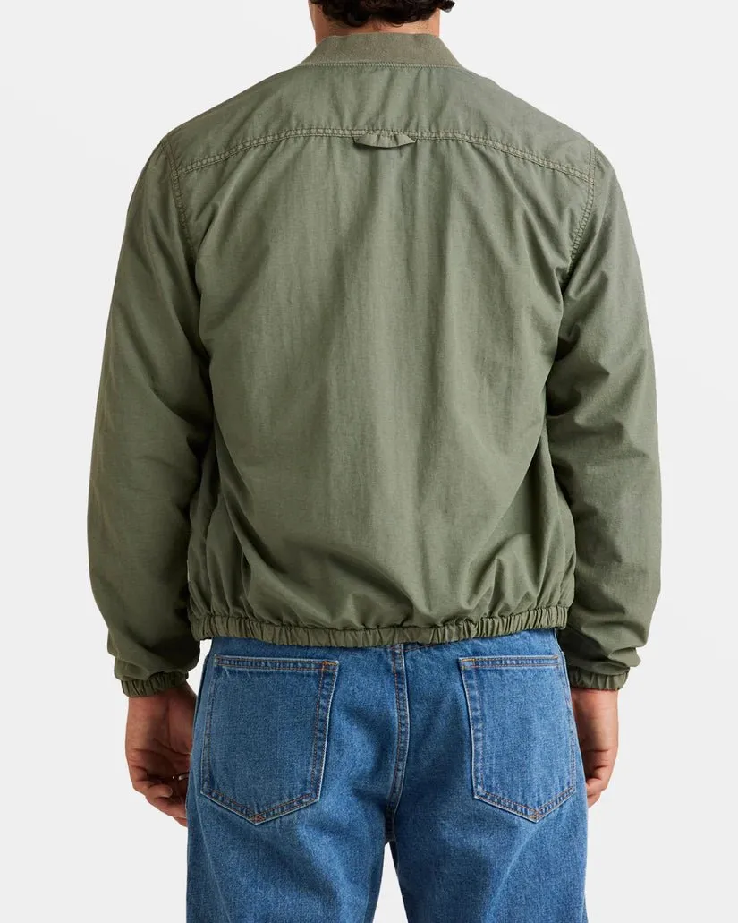 RVCA "Vacancy" Bomber Jacket - Sage Leaf