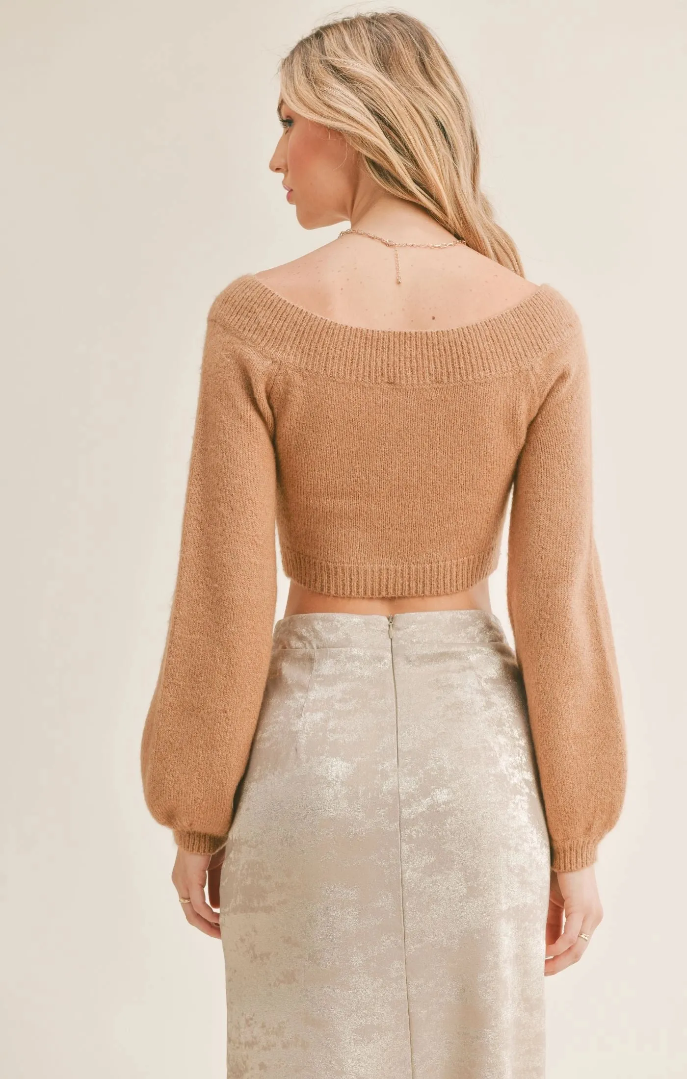 Sage the Label Happy Hour Off The Shoulder Sweater