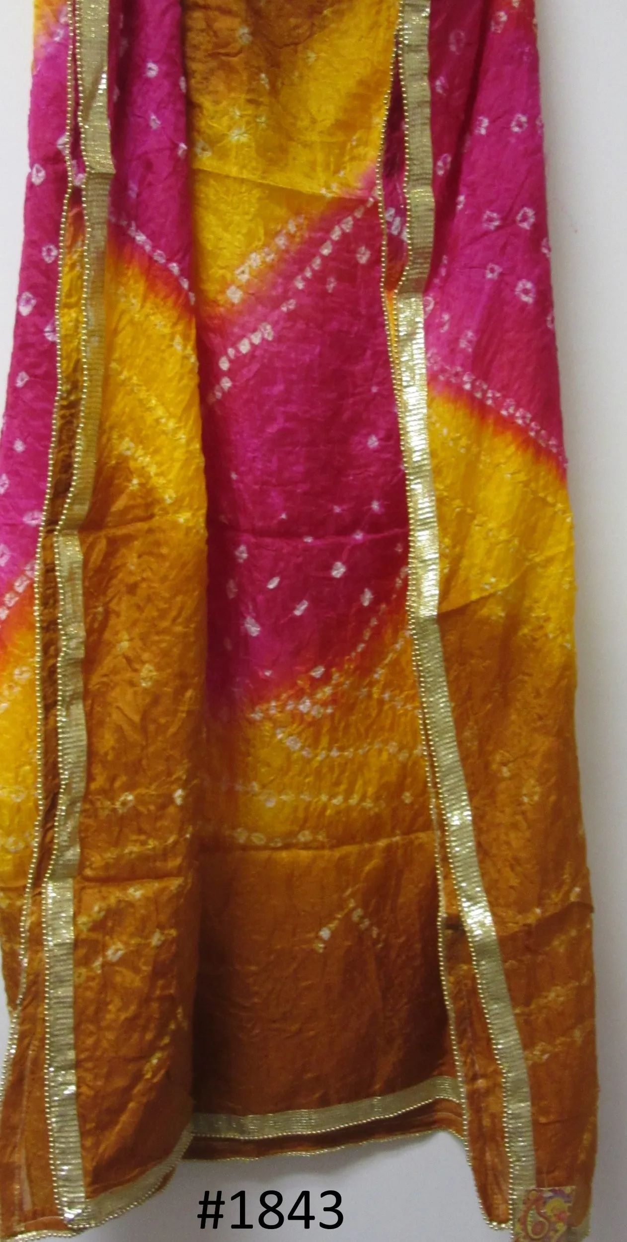 Scarf 2151844 Silk Finish Bandhage Dupatta Chunni Shawl