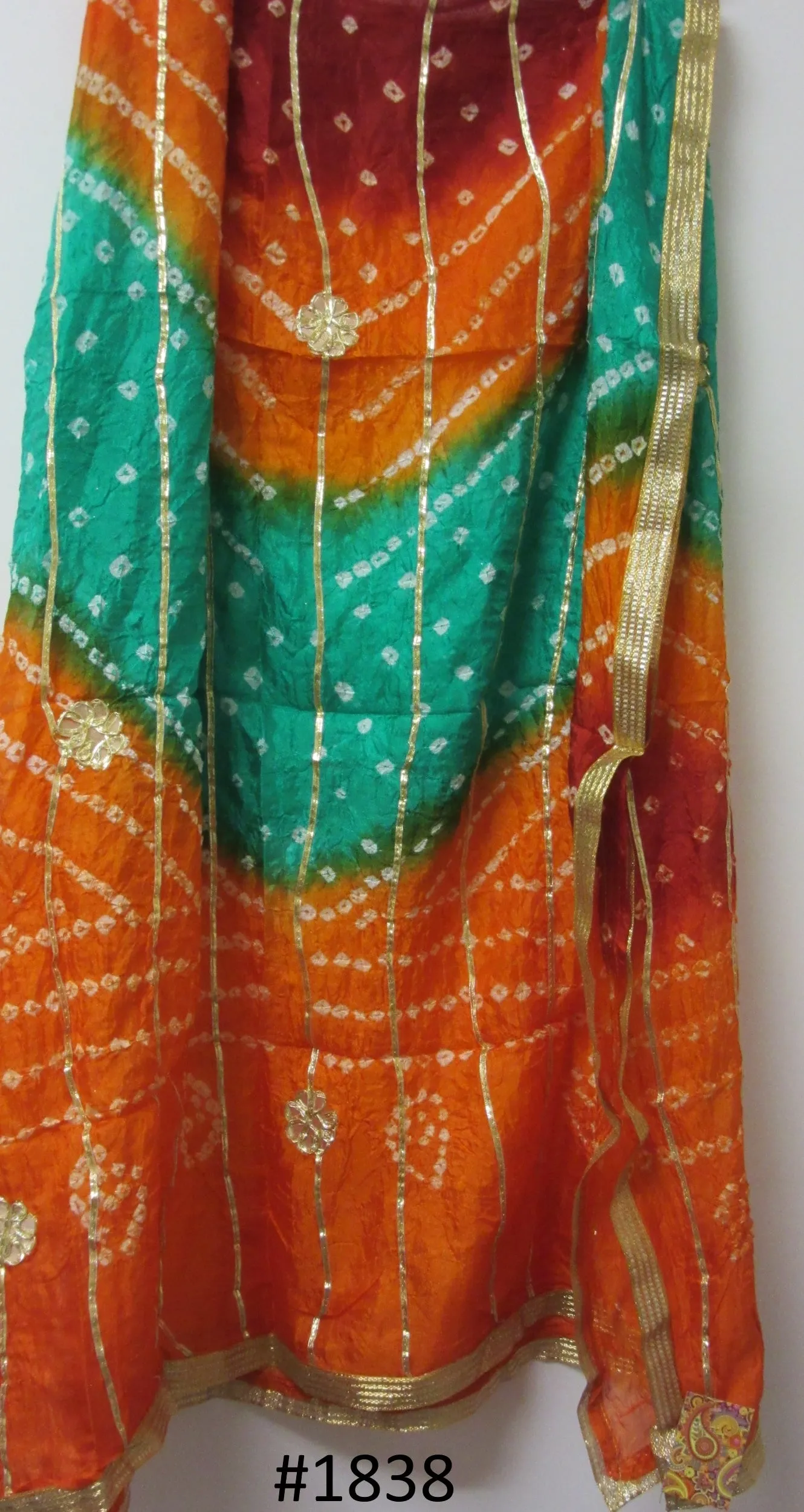 Scarf 2151844 Silk Finish Bandhage Dupatta Chunni Shawl