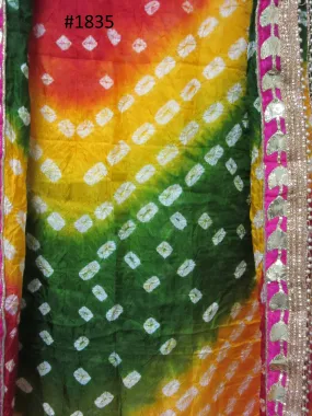 Scarf 2151844 Silk Finish Bandhage Dupatta Chunni Shawl