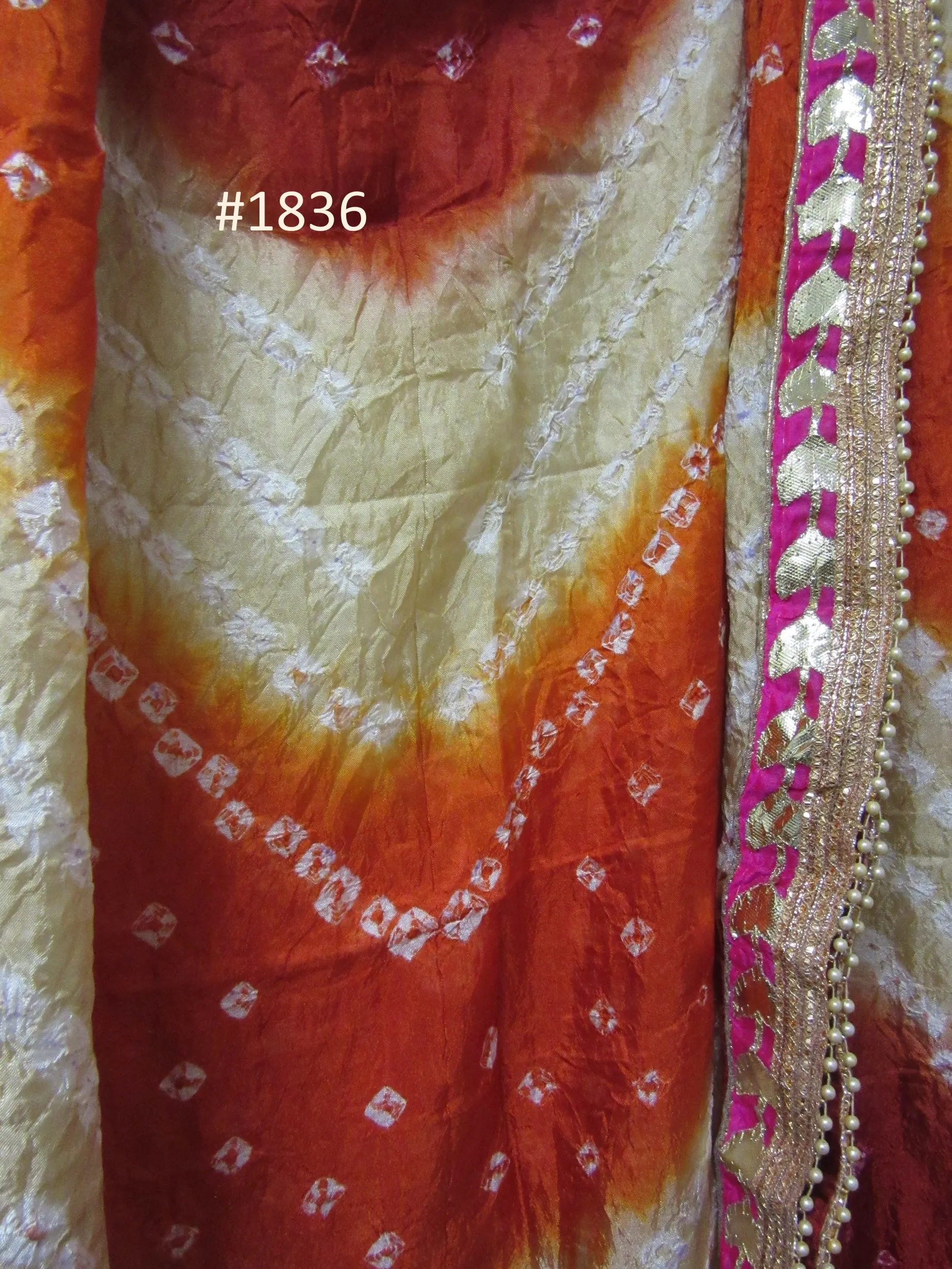 Scarf 2151844 Silk Finish Bandhage Dupatta Chunni Shawl