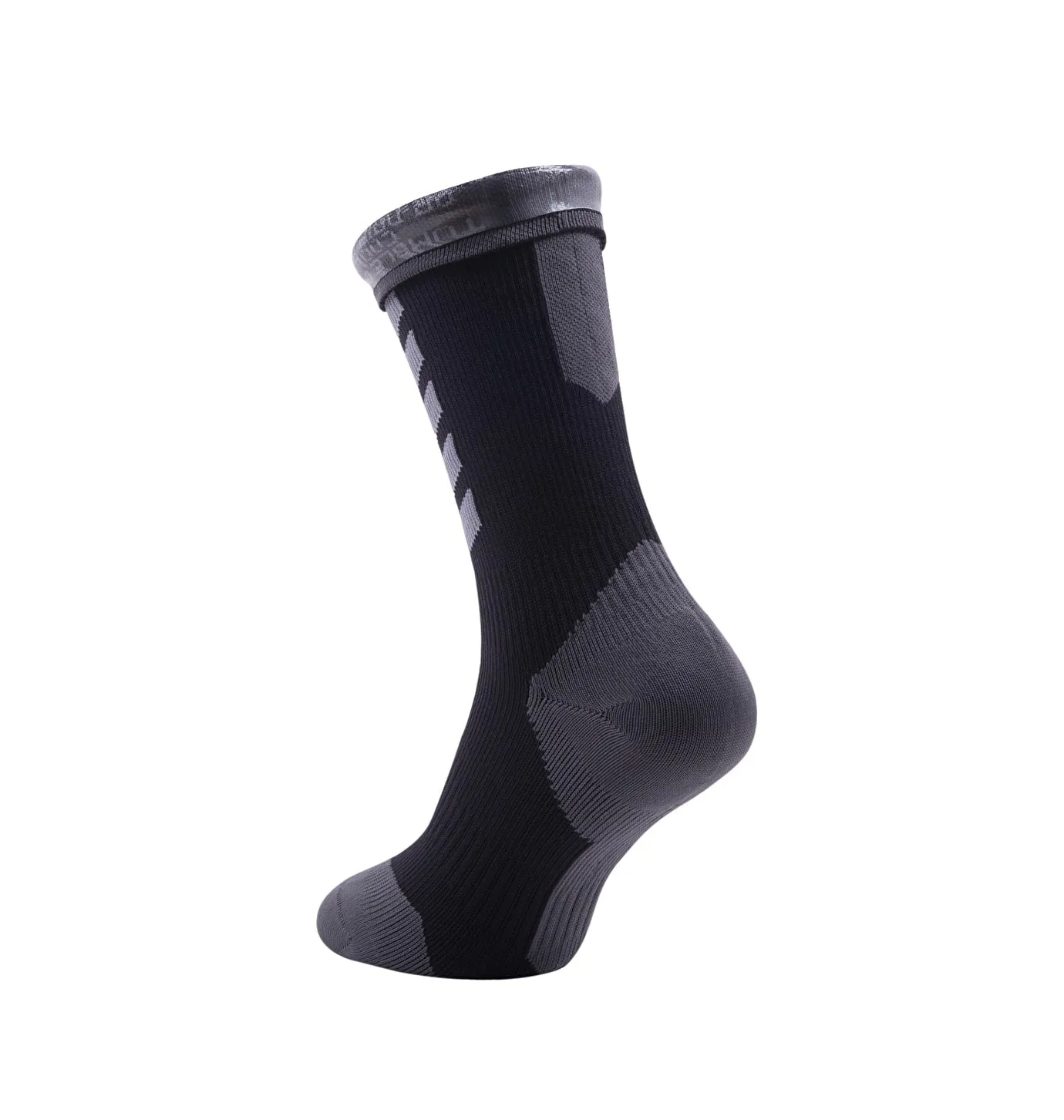 SealSkinz Waterproof Socks MTB Mid Mid Socks Hydrostop Black/Charcoal/Anthracite