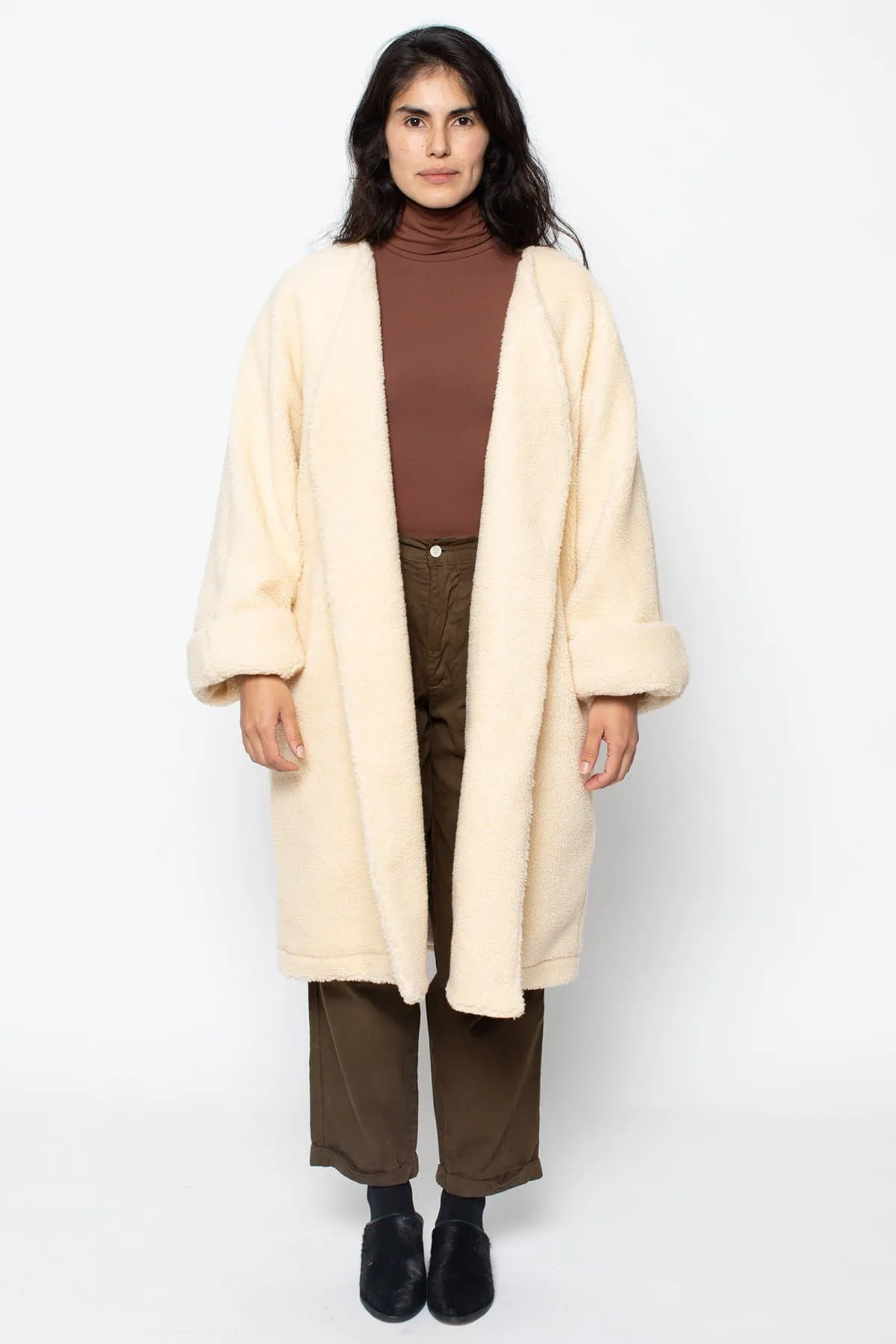 SHR312 - The Oversized Sherpa Wrap Coat