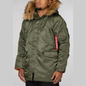 Slim Fit N-3B Parka - Sage