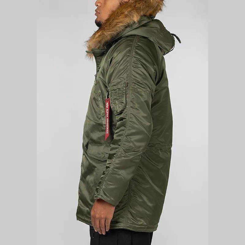 Slim Fit N-3B Parka - Sage