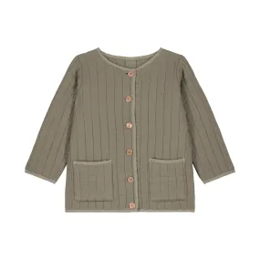 [STUDIO BOHEME] QUILTED JACKET MAHÉ (SAGE) - SS24