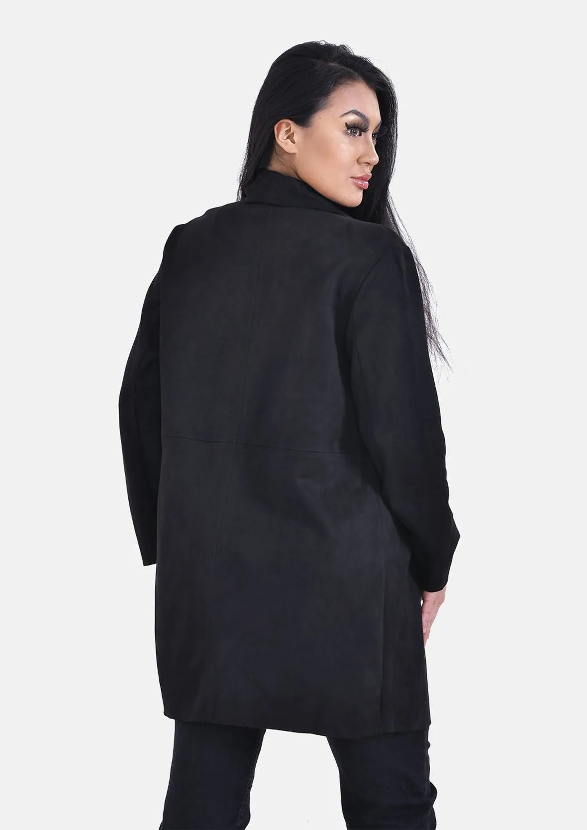 Suedette Duster Long Coat