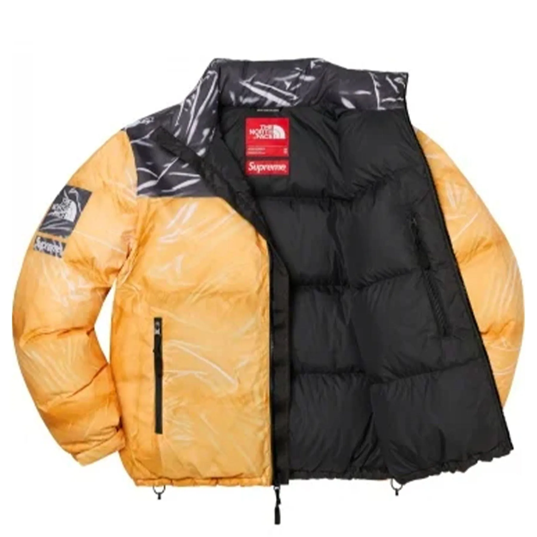 Supreme The North Face Trompe L'oeil Printed Nuptse Jacket