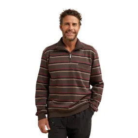 Sweater Modern French Rib Half Zip