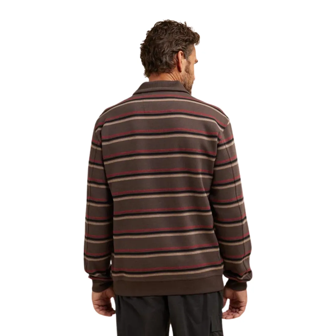 Sweater Modern French Rib Half Zip