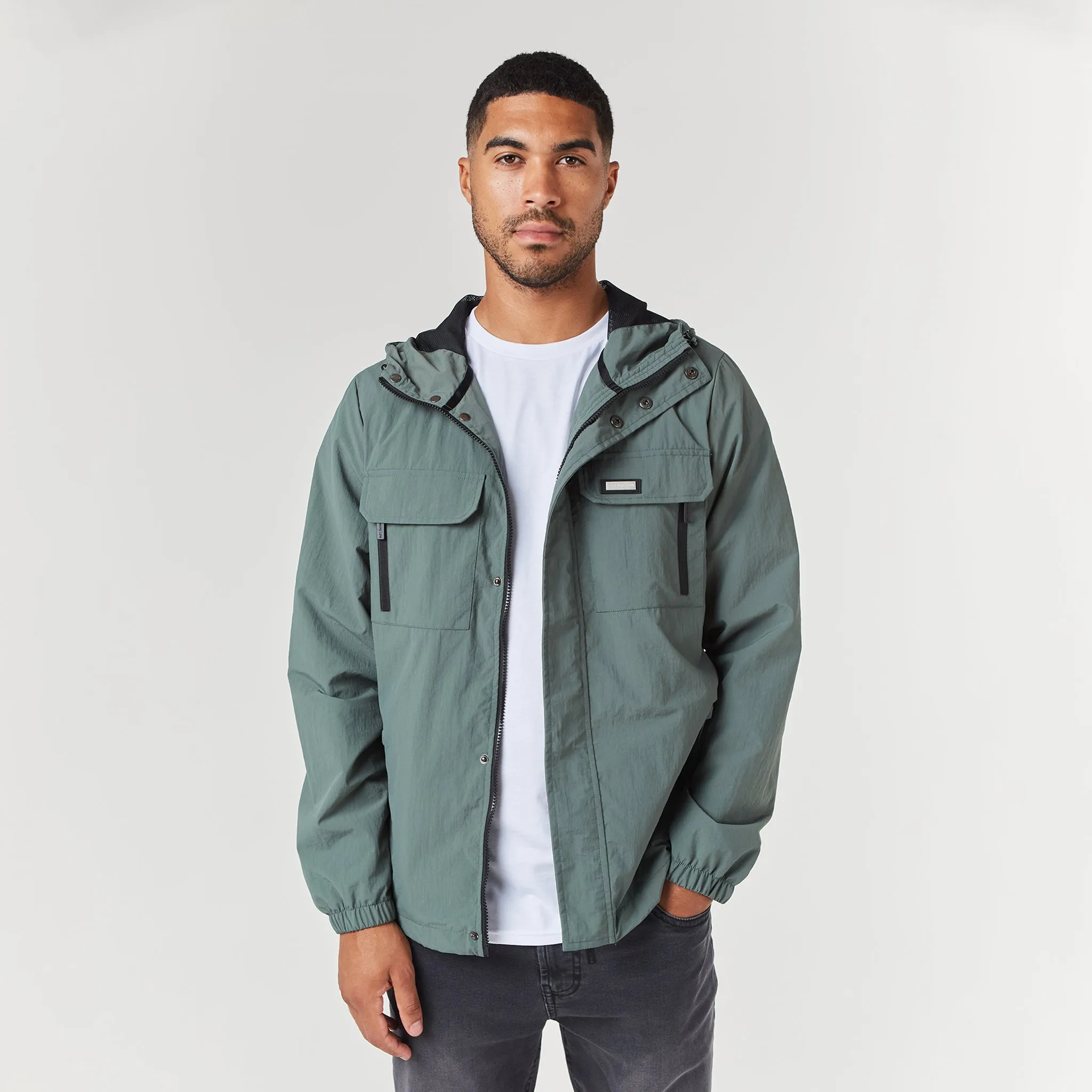 Tech Utility Jacket | Sage