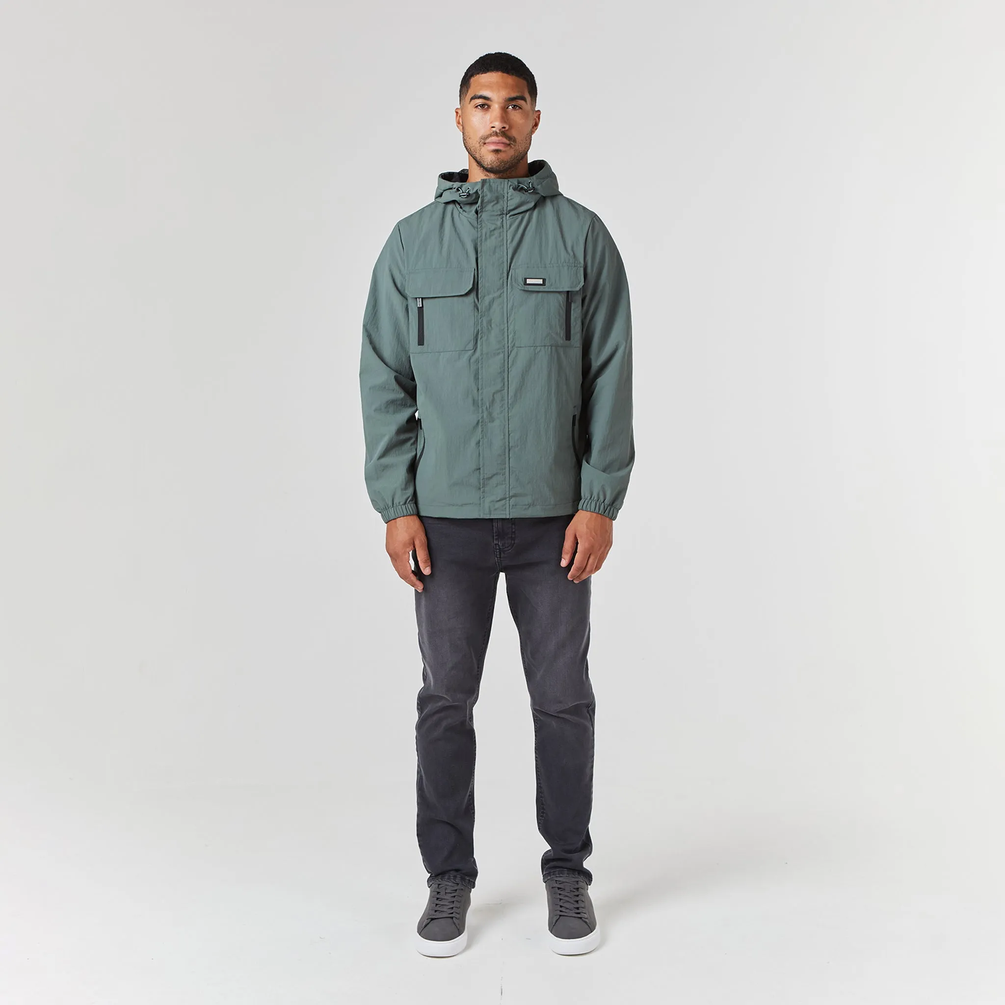 Tech Utility Jacket | Sage