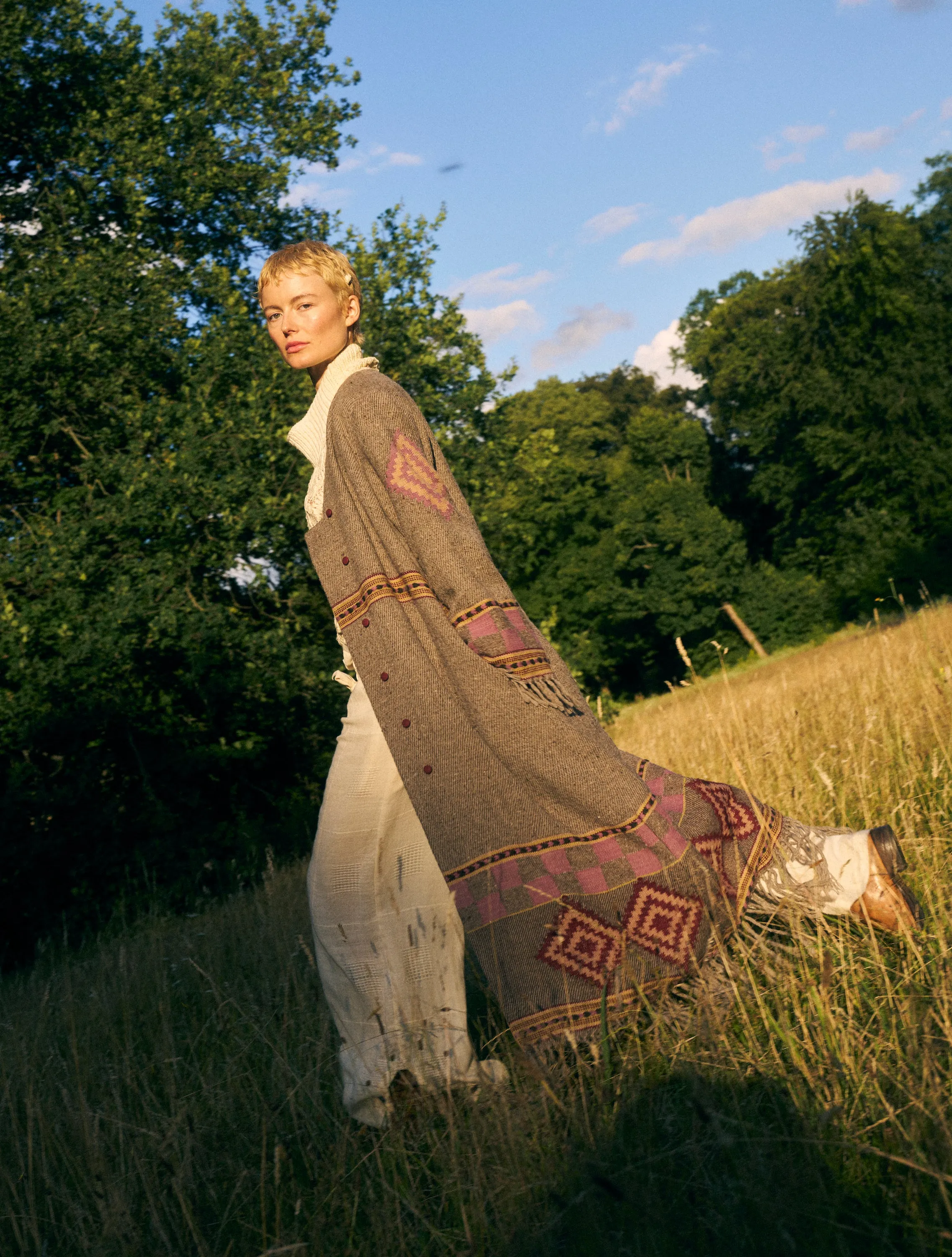 The Kullu Wool Coat - Pepper