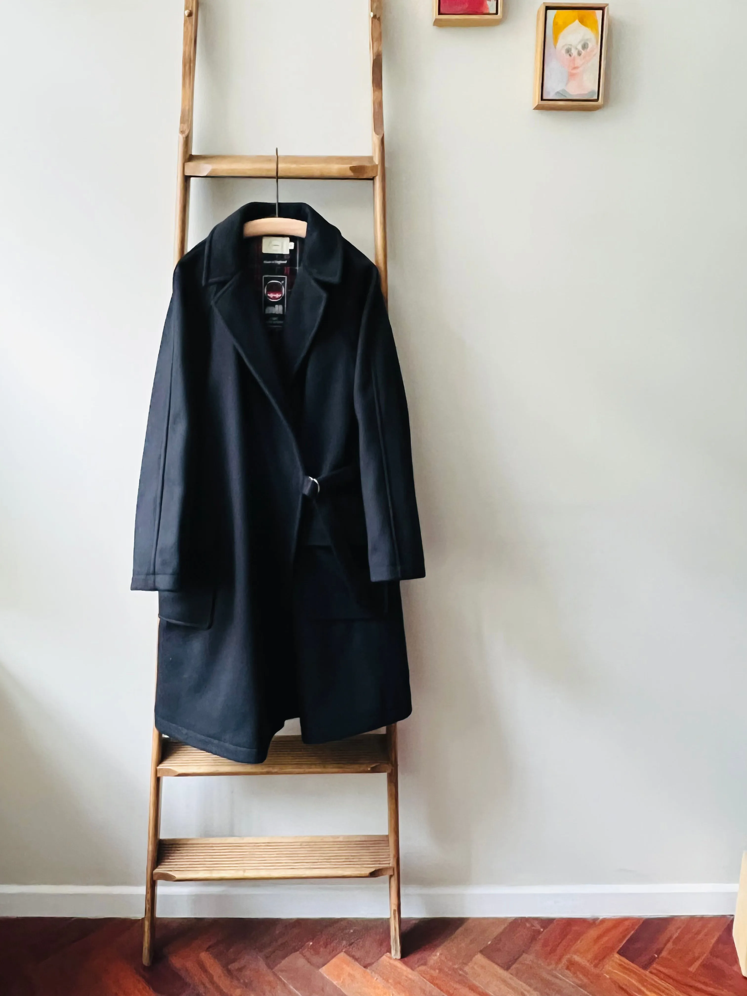 Tielocken Melton Coat / Black Loaden