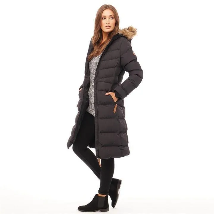 Trespass Audrey Womens Ladies Long Parka Coat