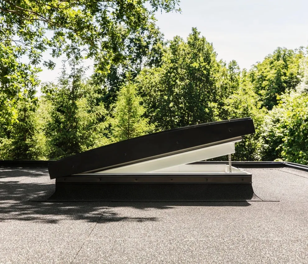 VELUX CVU 150080 1093 INTEGRA® SOLAR Curved Glass Rooflight Package 150 x 80 cm (Including CVU Triple Glazed Base & ISU Curved Glass Top Cover)