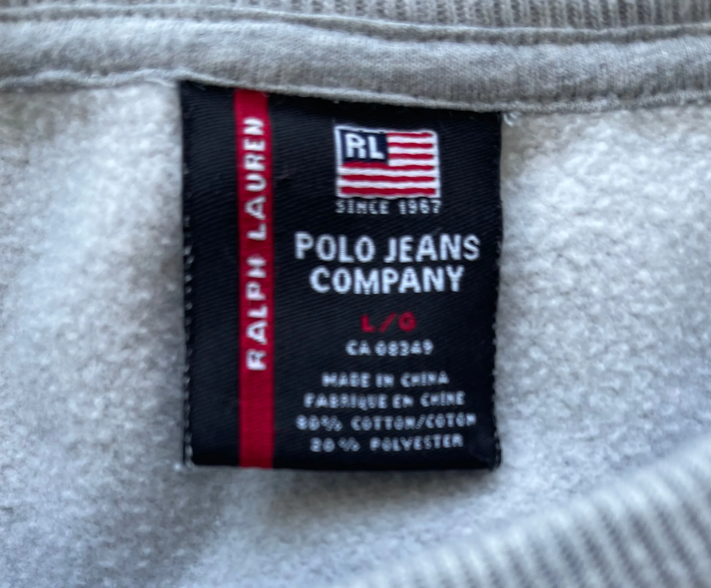 Vintage Ralph Lauren Polo Jeans Crewneck Sweater L