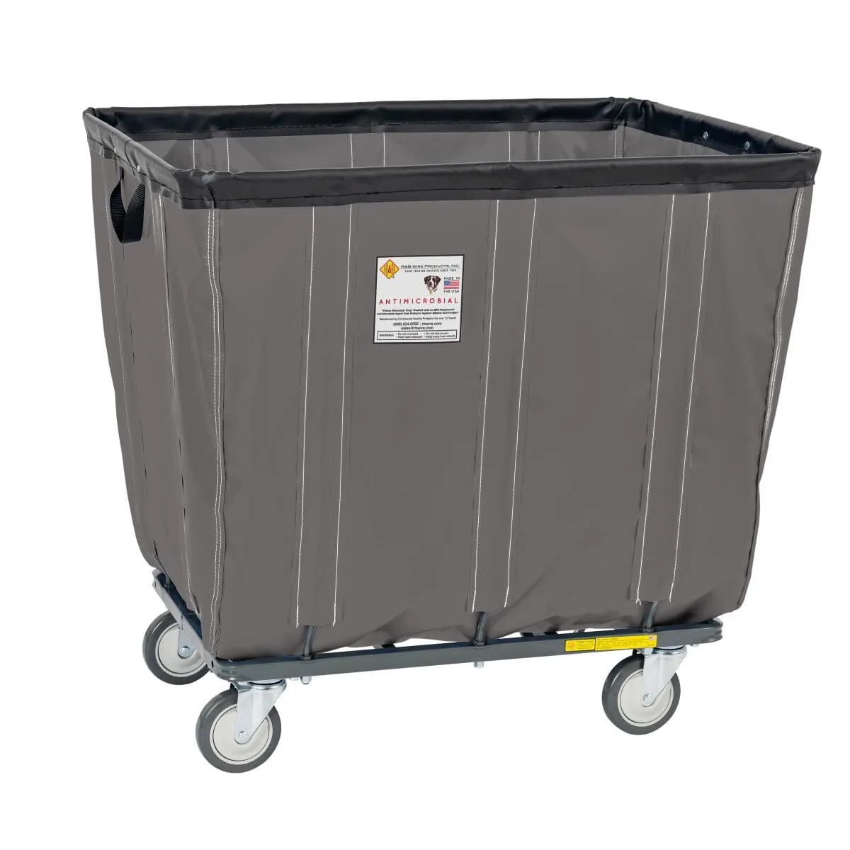 Vinyl Basket Truck w/ Antimicrobial Liner - 10 Bushel