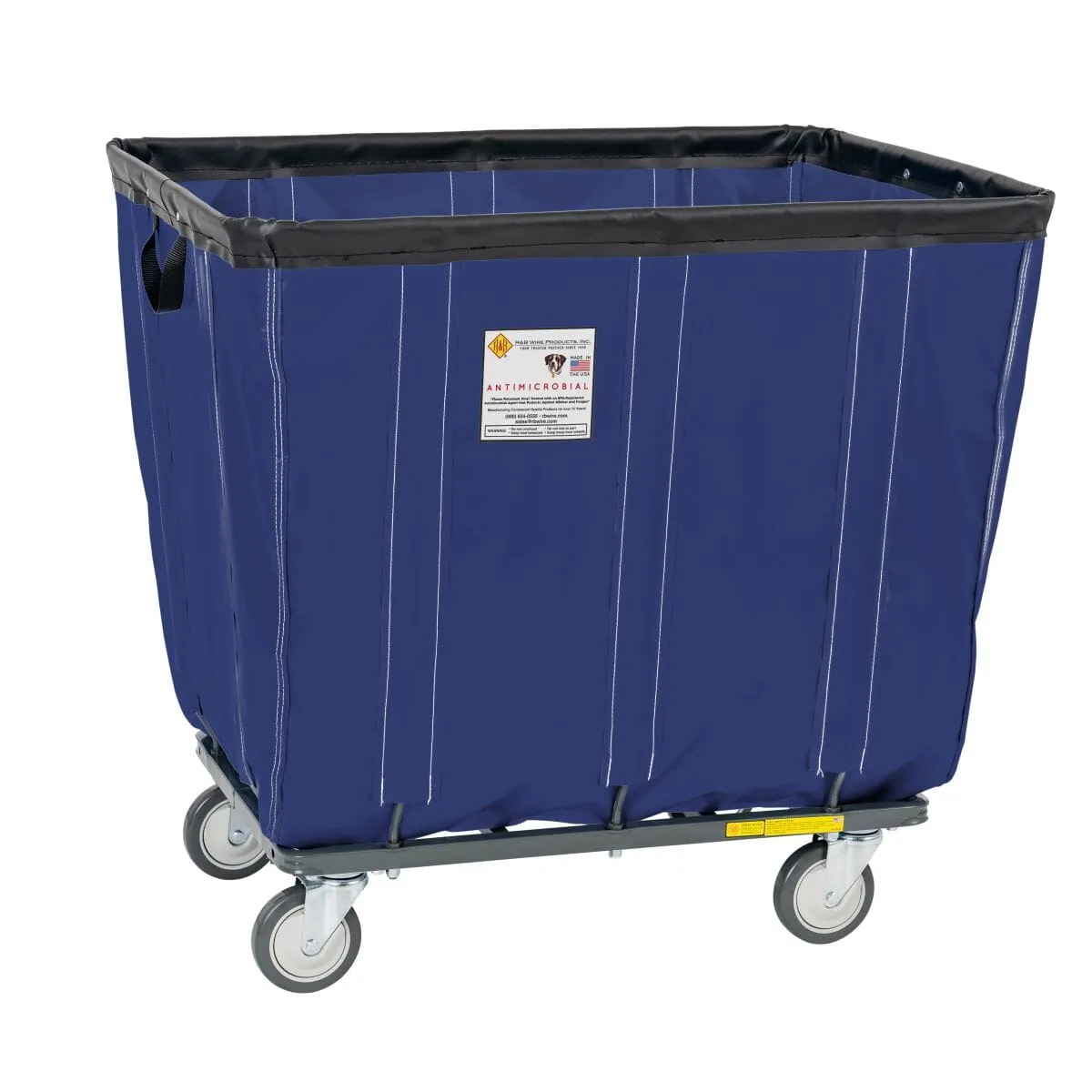 Vinyl Basket Truck w/ Antimicrobial Liner - 10 Bushel