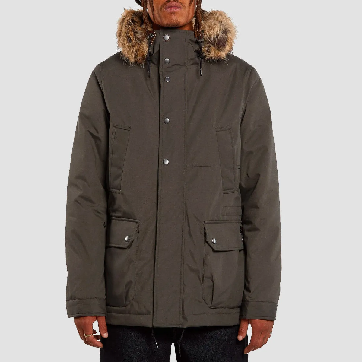 Volcom Lidward 5K Parka Jacket Lead