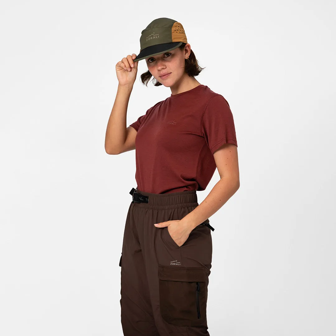 Womens Merino T-Shirt Russet