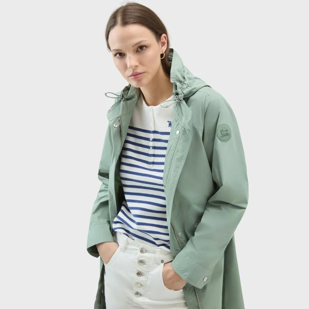 Woolrich Long Summer Parka Women's Sage