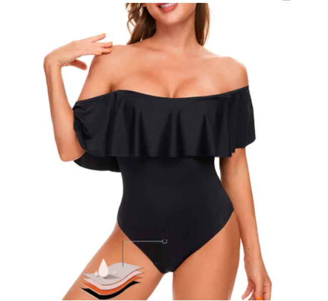 Yveline Maillot de Bain Menstruel 1 Pièce