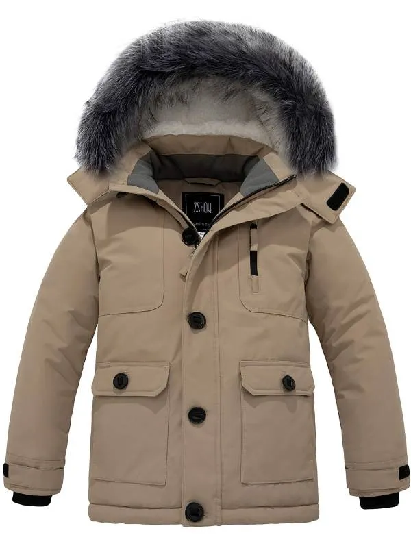 ZSHOW Boy's Mid-Length Jacket