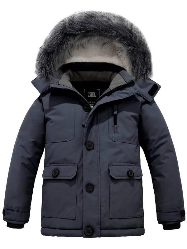 ZSHOW Boy's Mid-Length Jacket