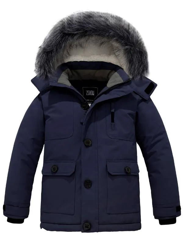 ZSHOW Boy's Mid-Length Jacket