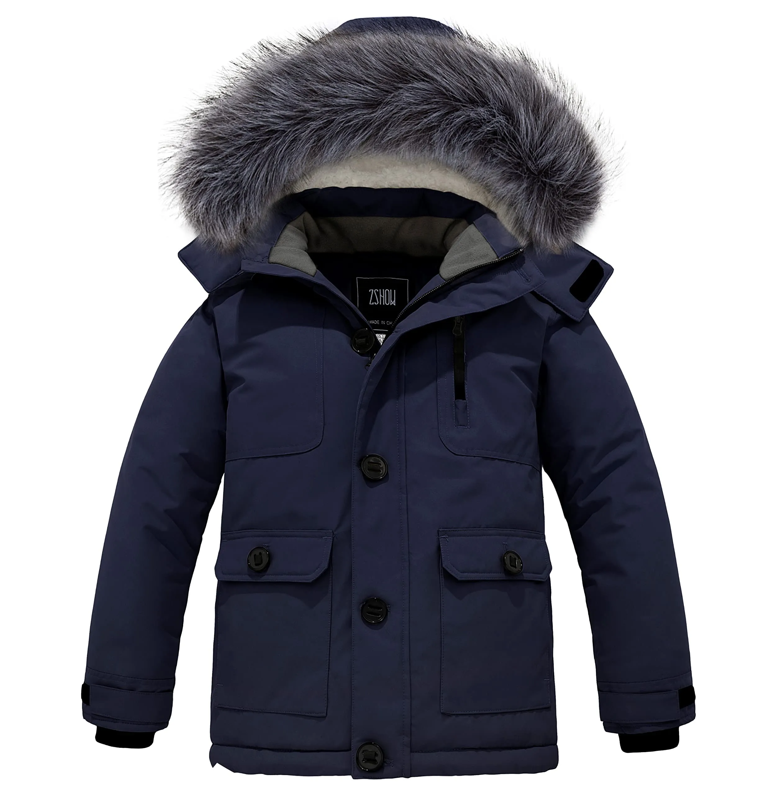 ZSHOW Boy's Mid-Length Jacket